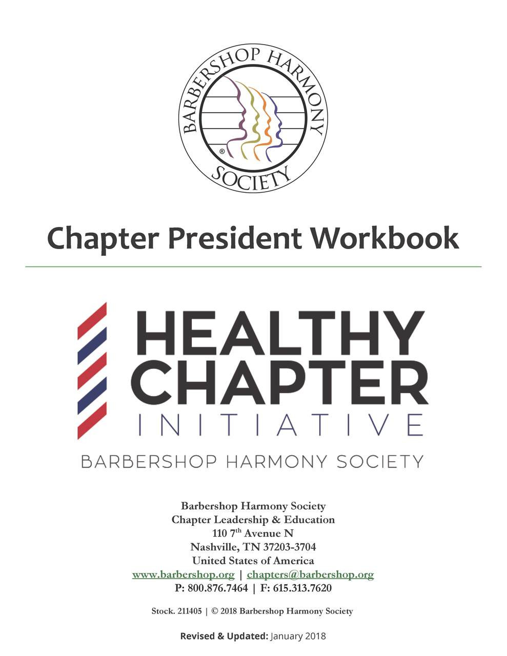 Chapter President Workbook - Download