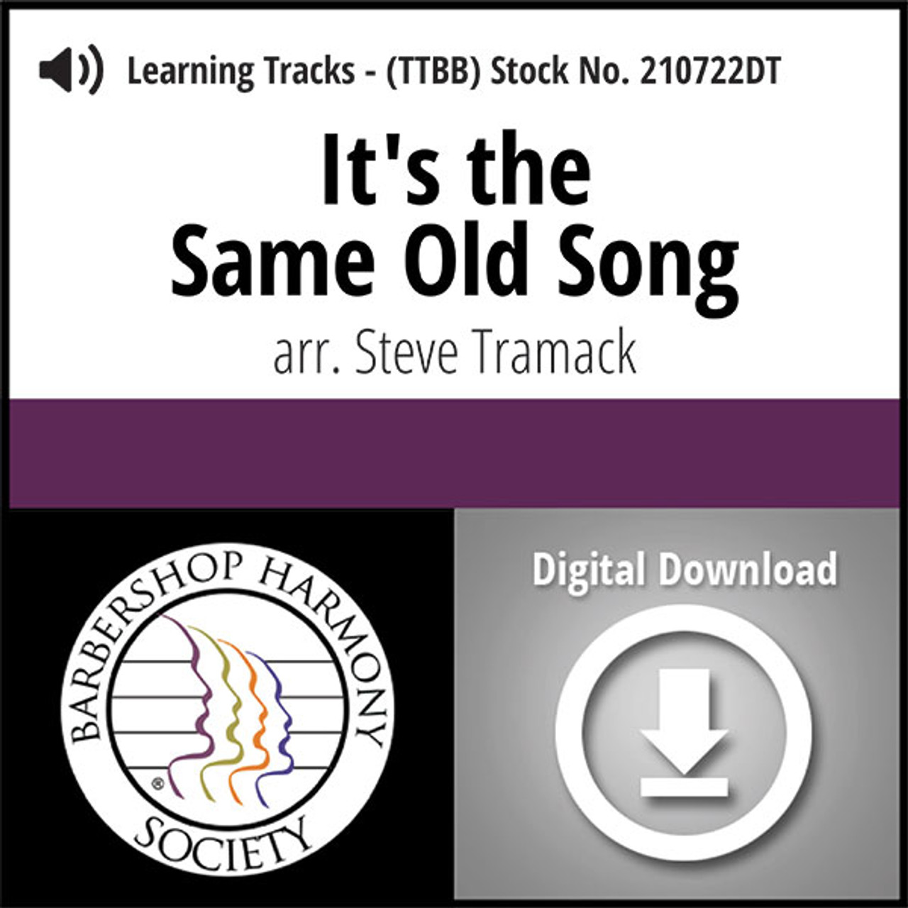 It's the Same Old Song (TTBB) (arr. Tramack) - Digital Learning Tracks - for 210605