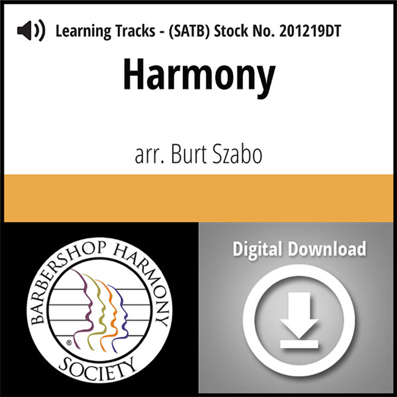 Harmony (8-Part M/W) (arr. Miller) - Digital Learning Tracks for 200092