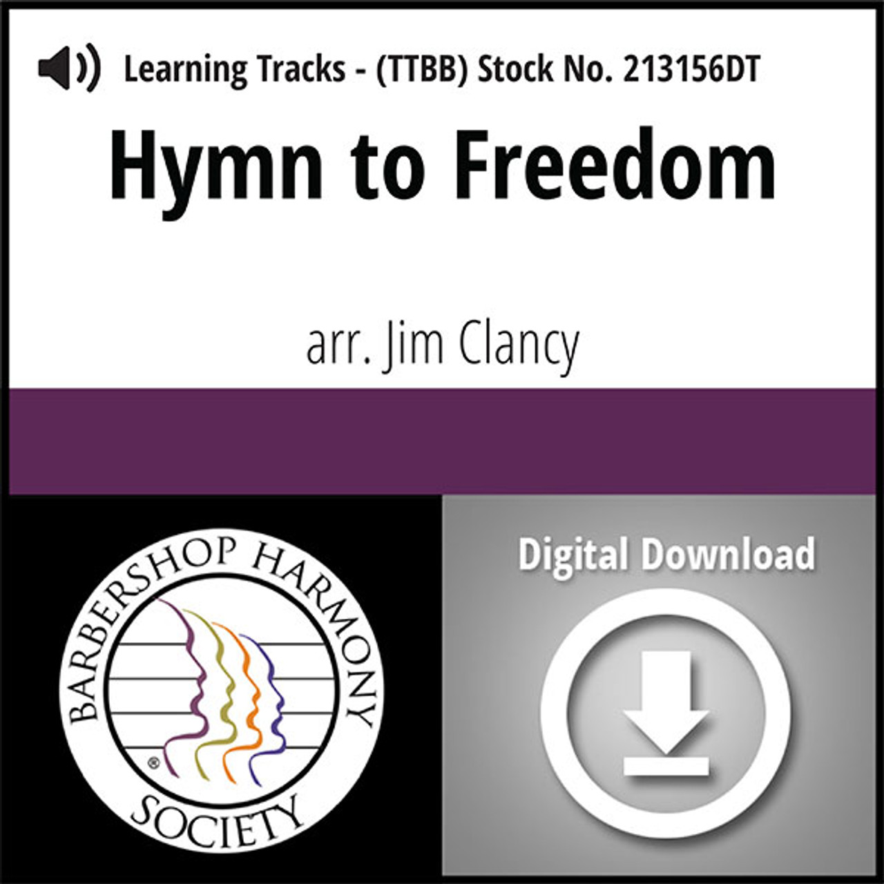 Hymn to Freedom (TTBB) (arr. Clancy) - Digital Learning Tracks for 213155
