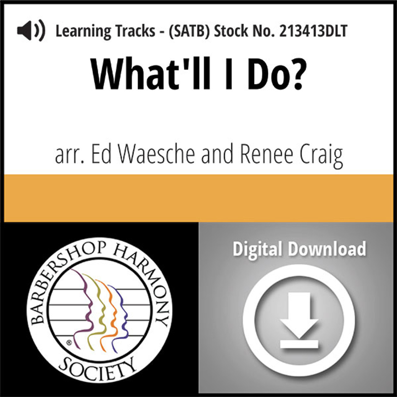 What'll I Do? (SATB) (arr. Warsche & Craig) - Digital Tracks for 213412