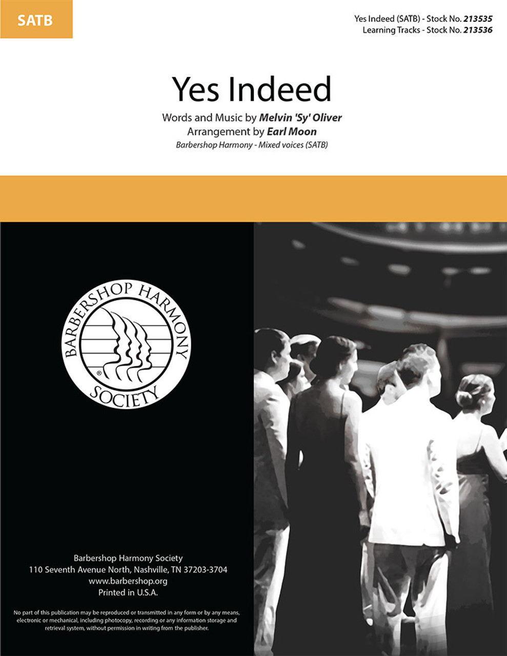 Yes Indeed (SATB) (arr. Moon)
