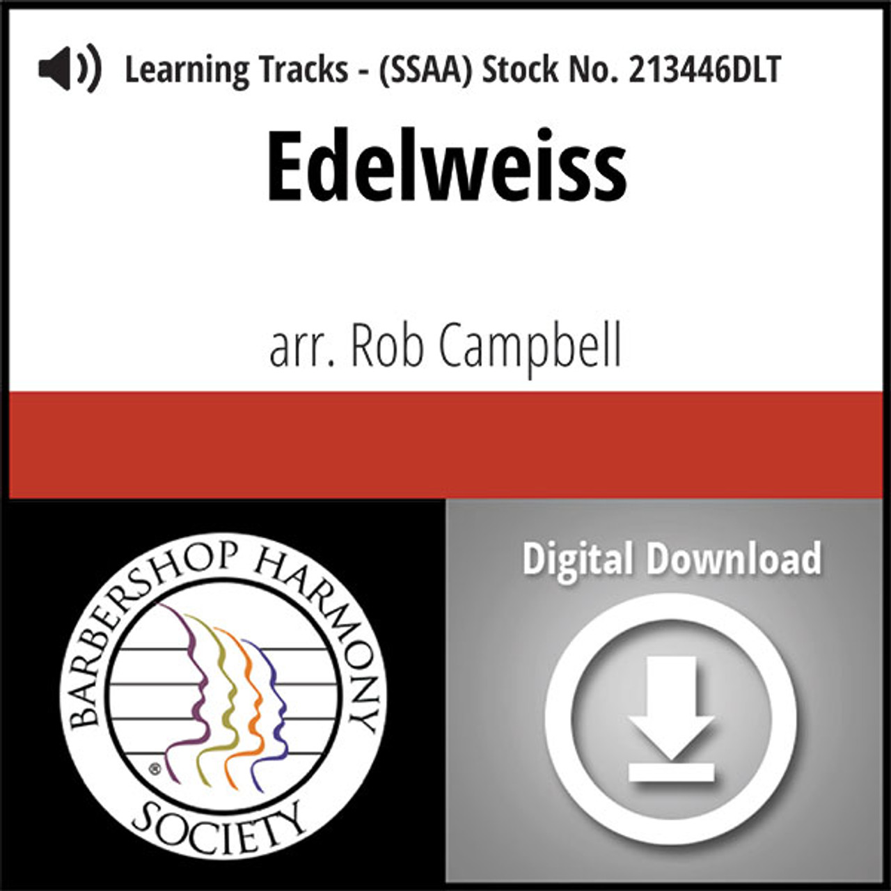 Edelweiss (SSAA) (arr. Campbell) - Digital Tracks for 213445