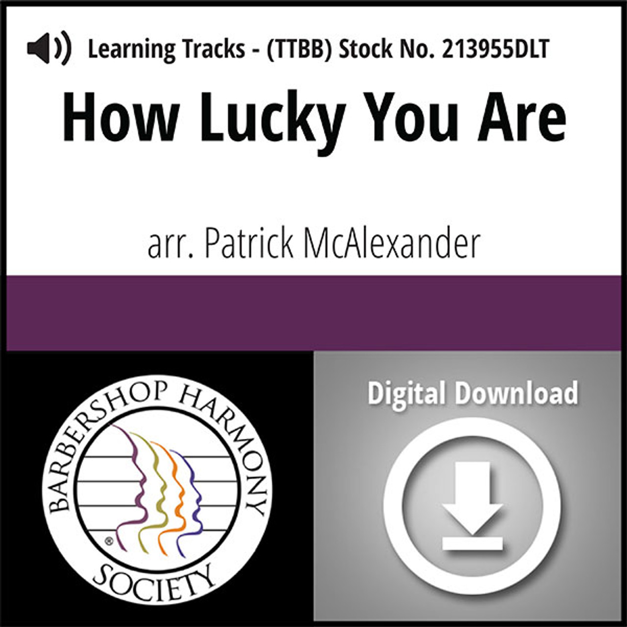 How Lucky You Are (TTBB) (arr. McAlexander) - Digital Tracks for 213979