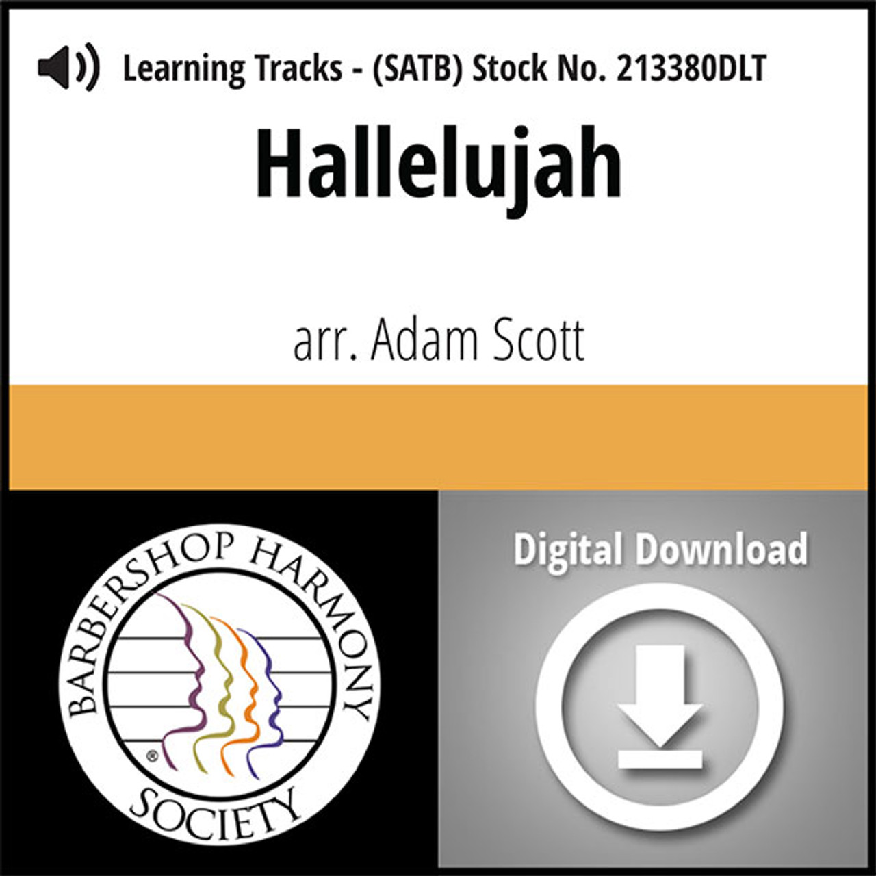 Hallelujah (SATB) (arr. Scott) - Digital Learning Tracks  for 213379