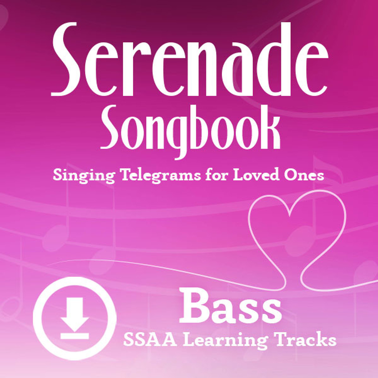 Serenade Songbook (SSAA) (Bass) - Digital Learning Tracks for 214100