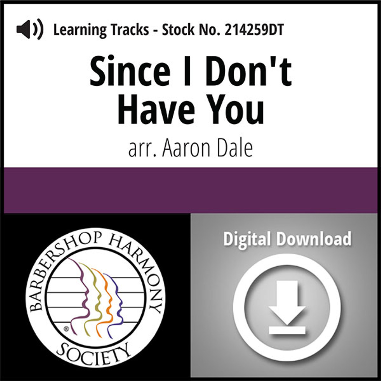 Since I Don't Have You (TTBB) (arr. Dale)  - Digital Learning Tracks  for  212092