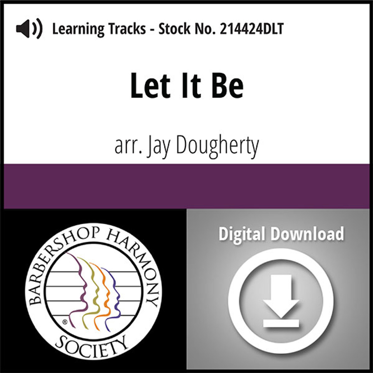 Let It Be (TTBB) (arr. Dougherty) - Digital Learning Tracks for 214423