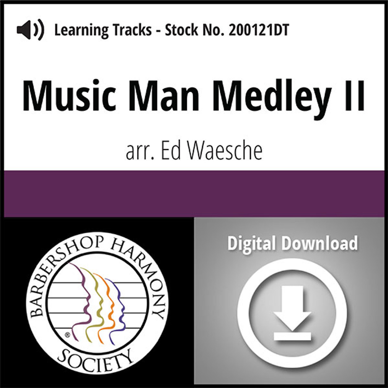 Music Man Medley II (TTBB) (arr. Waesche) - Digital Learning Tracks for 7768