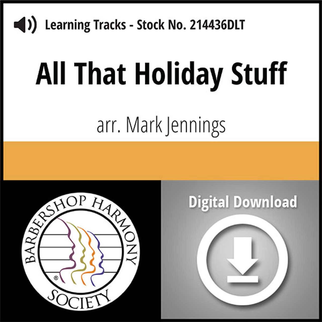 All That Holiday Stuff! (SAATB 5-Part) (arr. Jennings) - Digital Learning Tracks for 213633