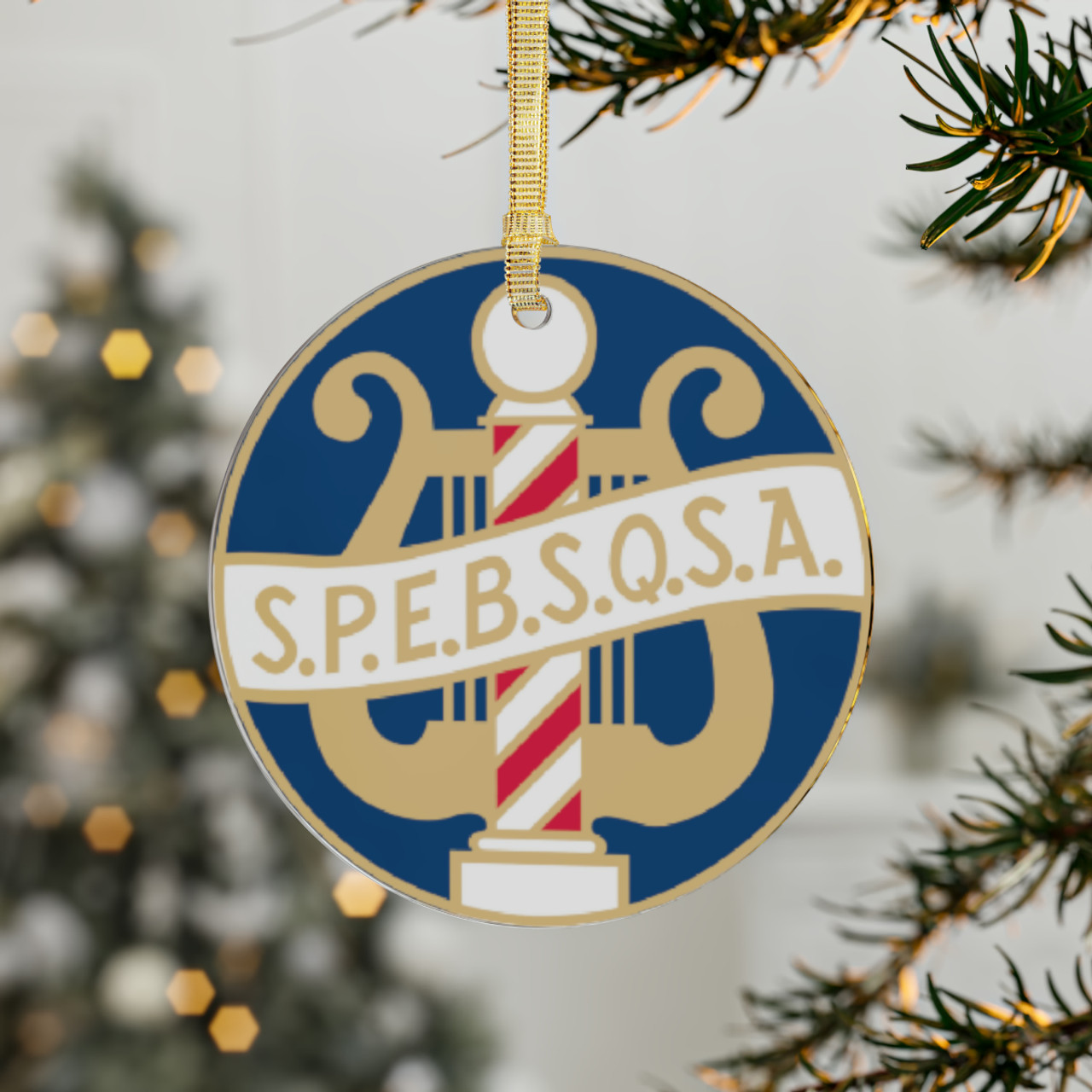 SPEBSQSA Acrylic Ornament