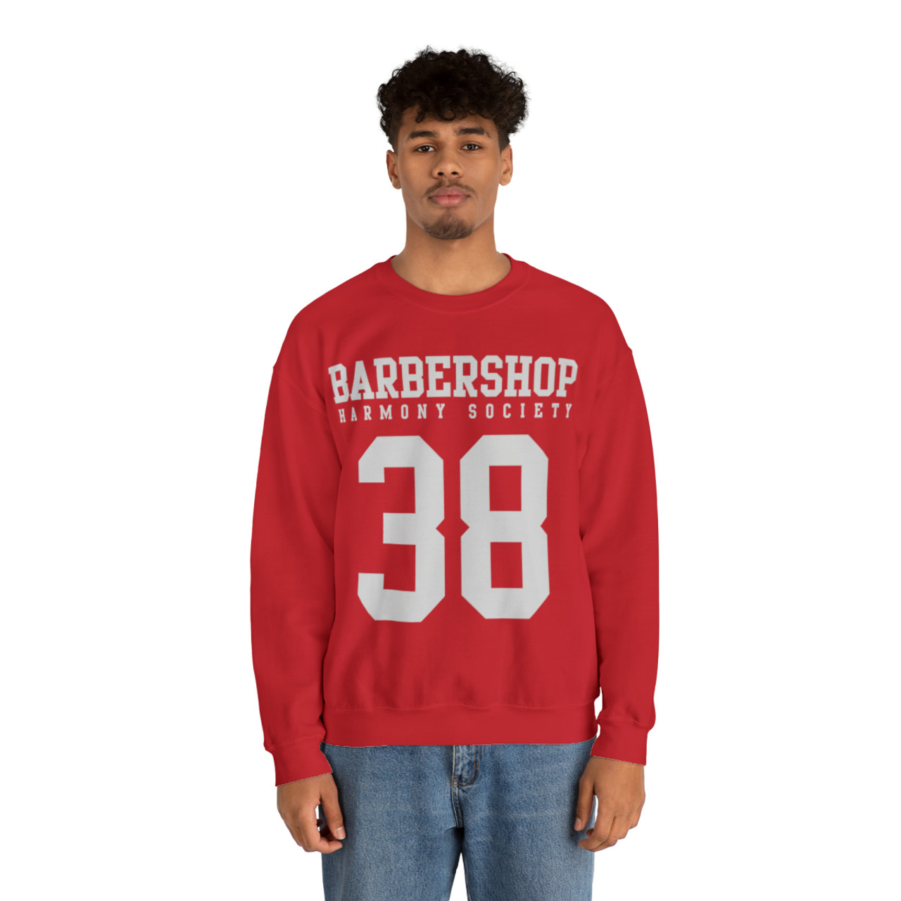 Unisex Barbershop Harmony Society "38" Crewneck Sweatshirt