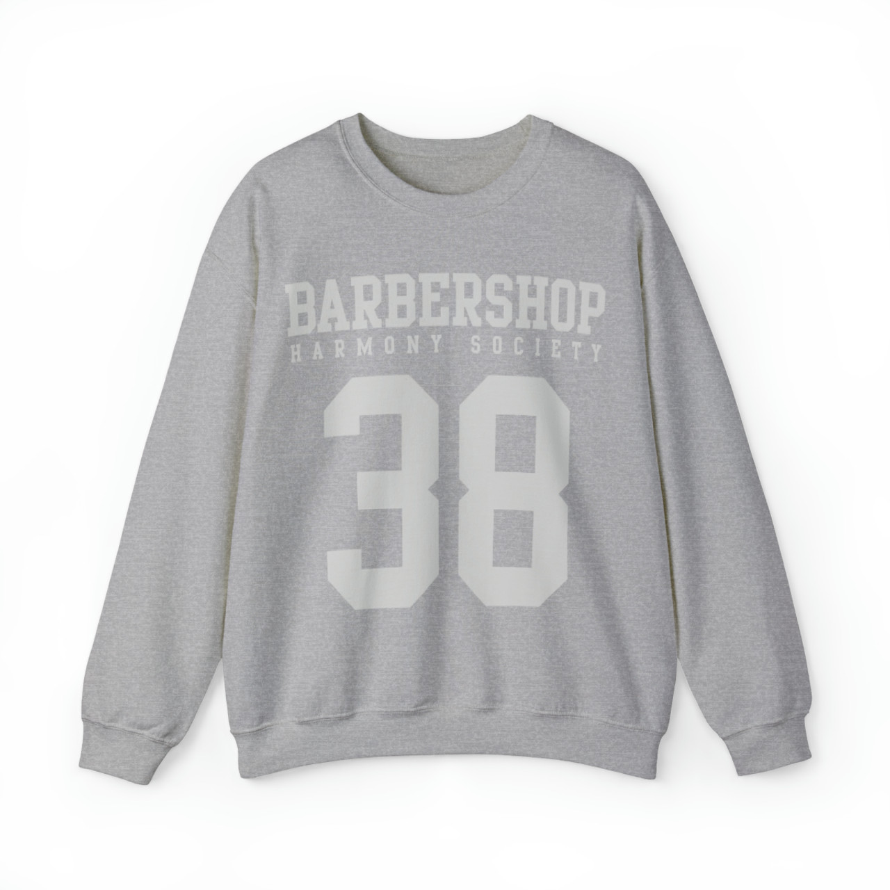 Unisex Barbershop Harmony Society "38" Crewneck Sweatshirt