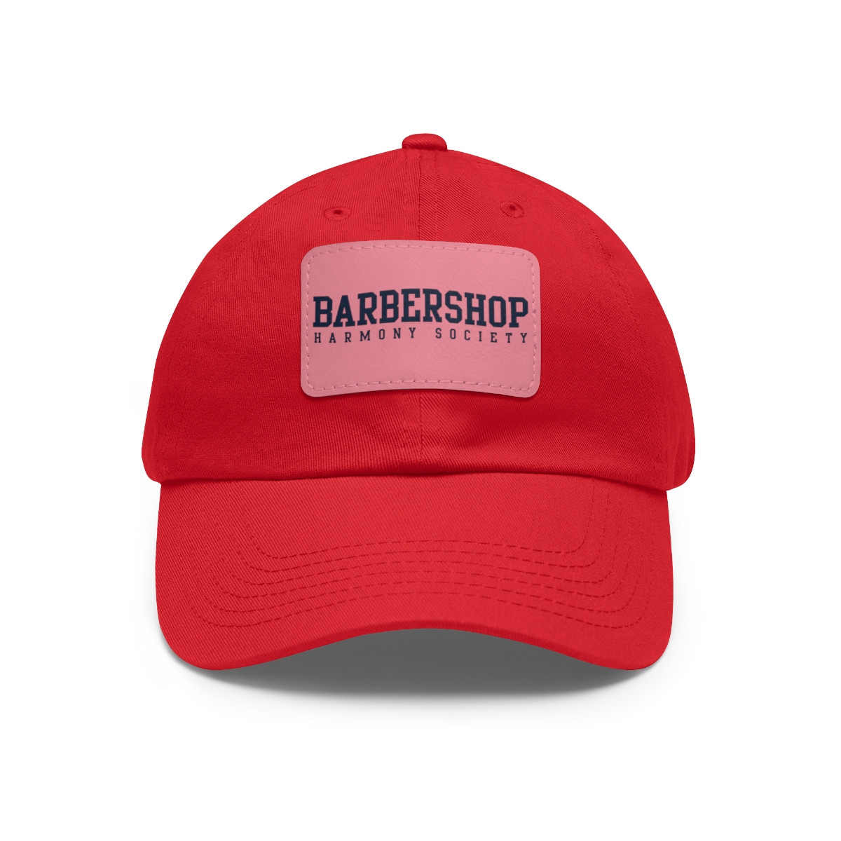 Dad Hat with Faux Leather BHS Patch (Rectangle) - Barbershop