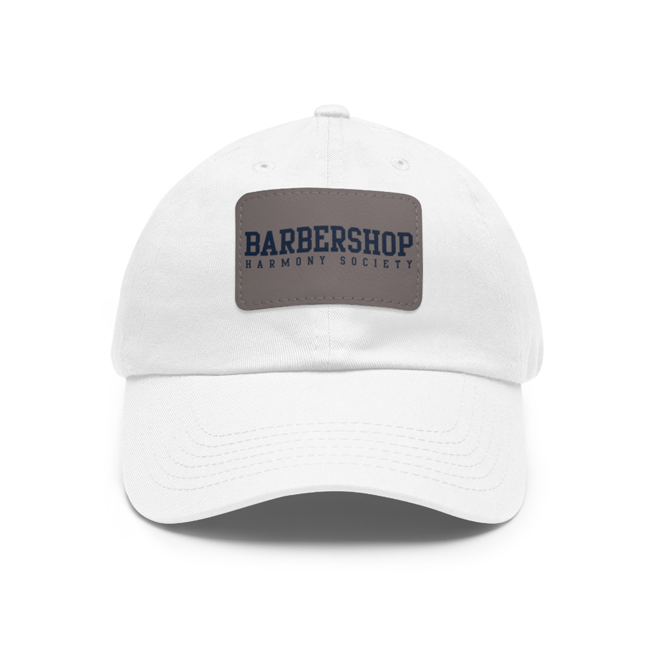 Dad Hat with Faux Leather BHS Patch (Rectangle)