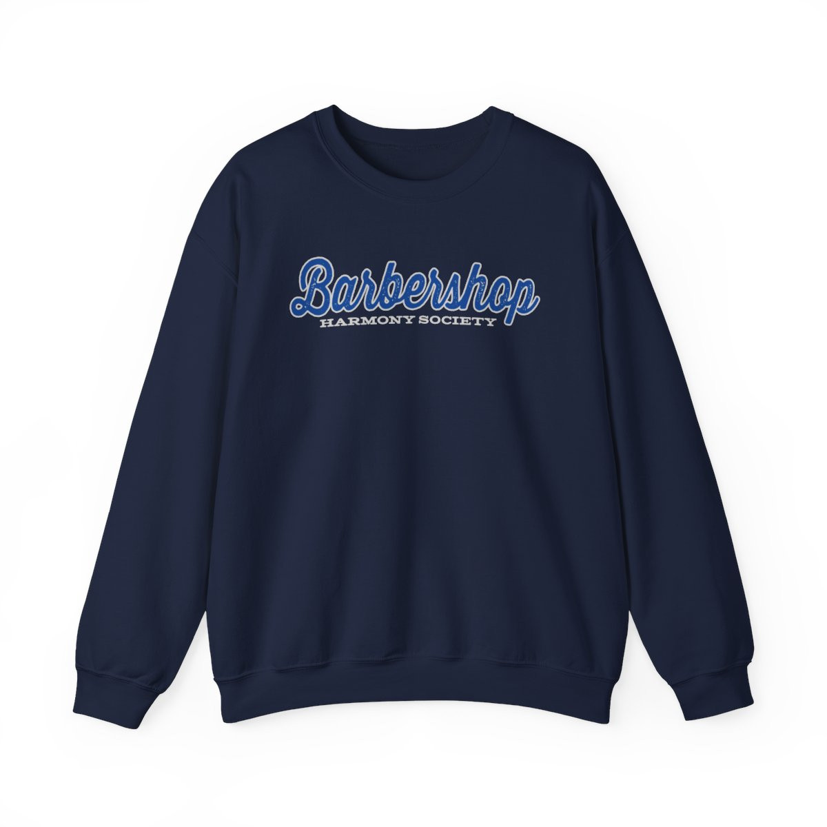Unisex Cursive Barbershop Crewneck Sweatshirt - Barbershop Harmony