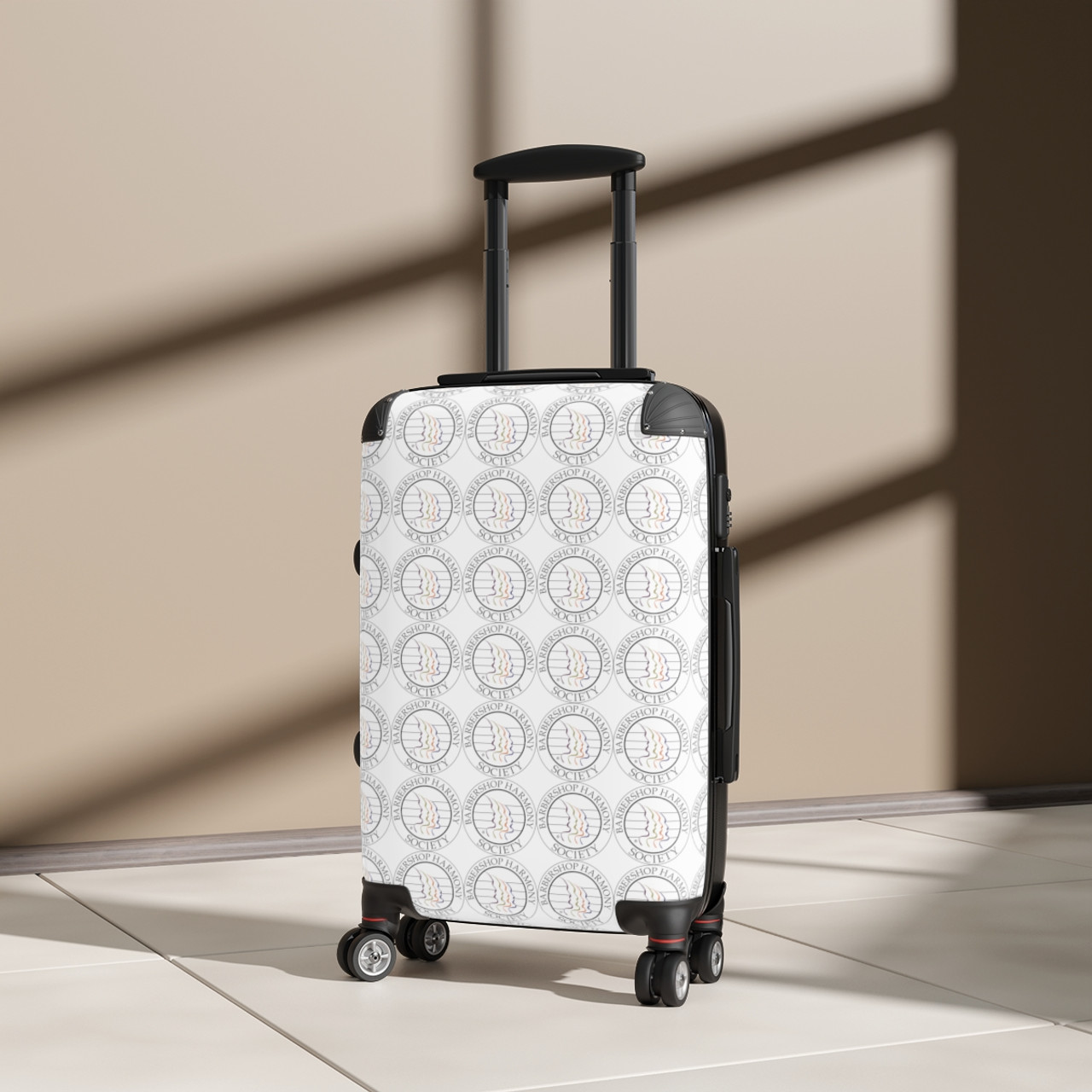 White Mini BHS Seal Suitcase