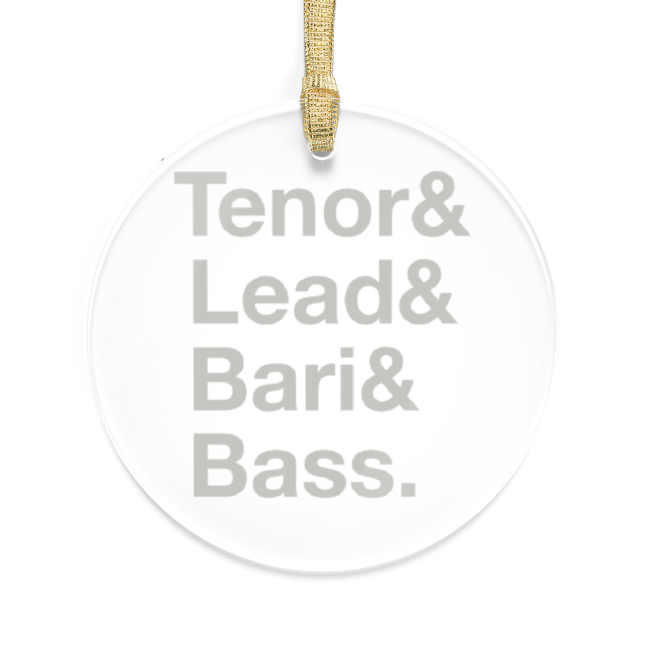 TLBB Clear Acrylic Ornament