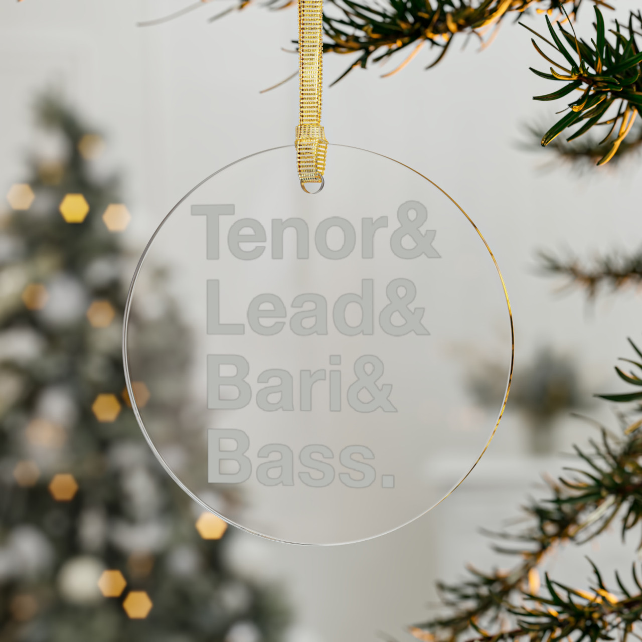 TLBB Clear Acrylic Ornament