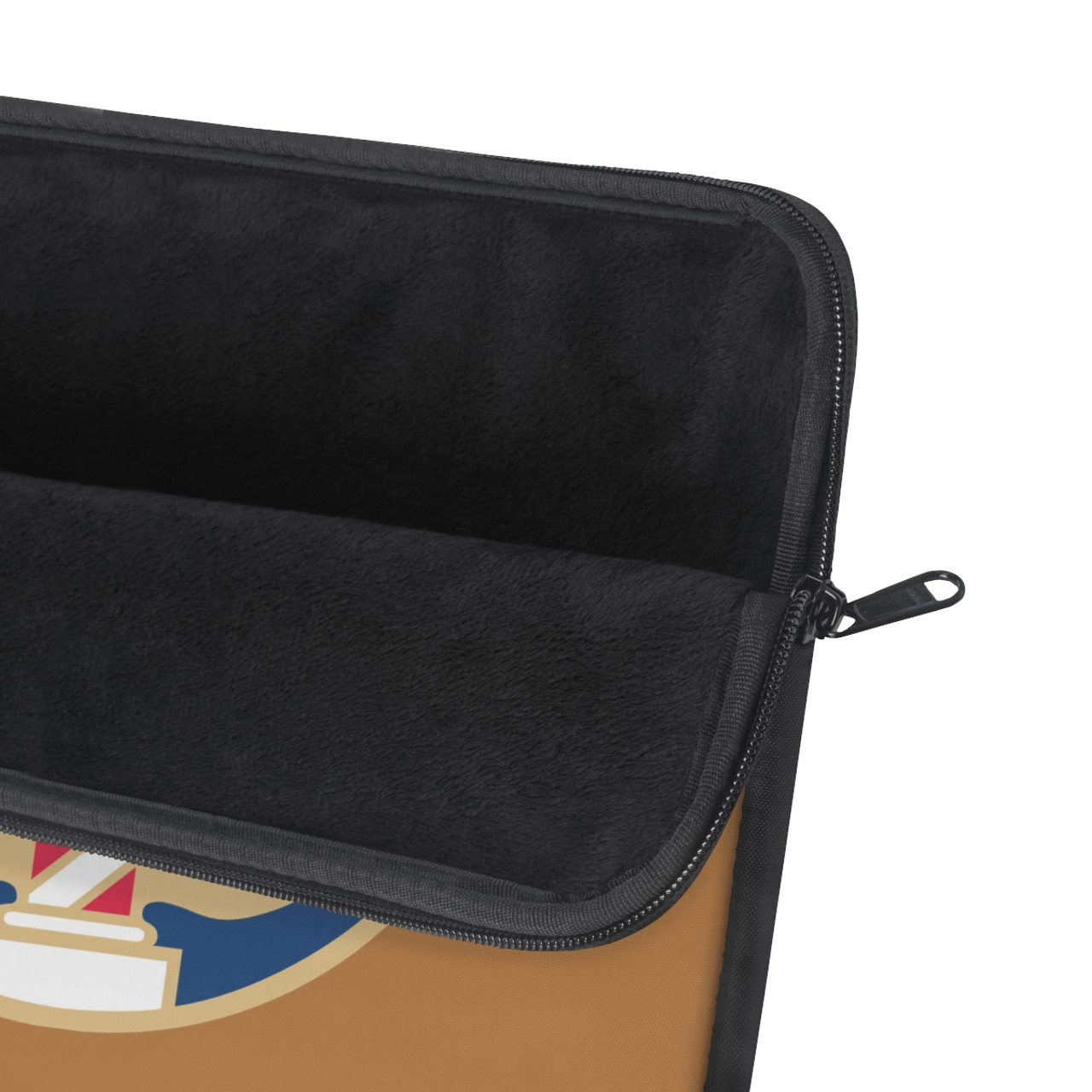 Light Brown Laptop Sleeve with SPEBSQSA Logo