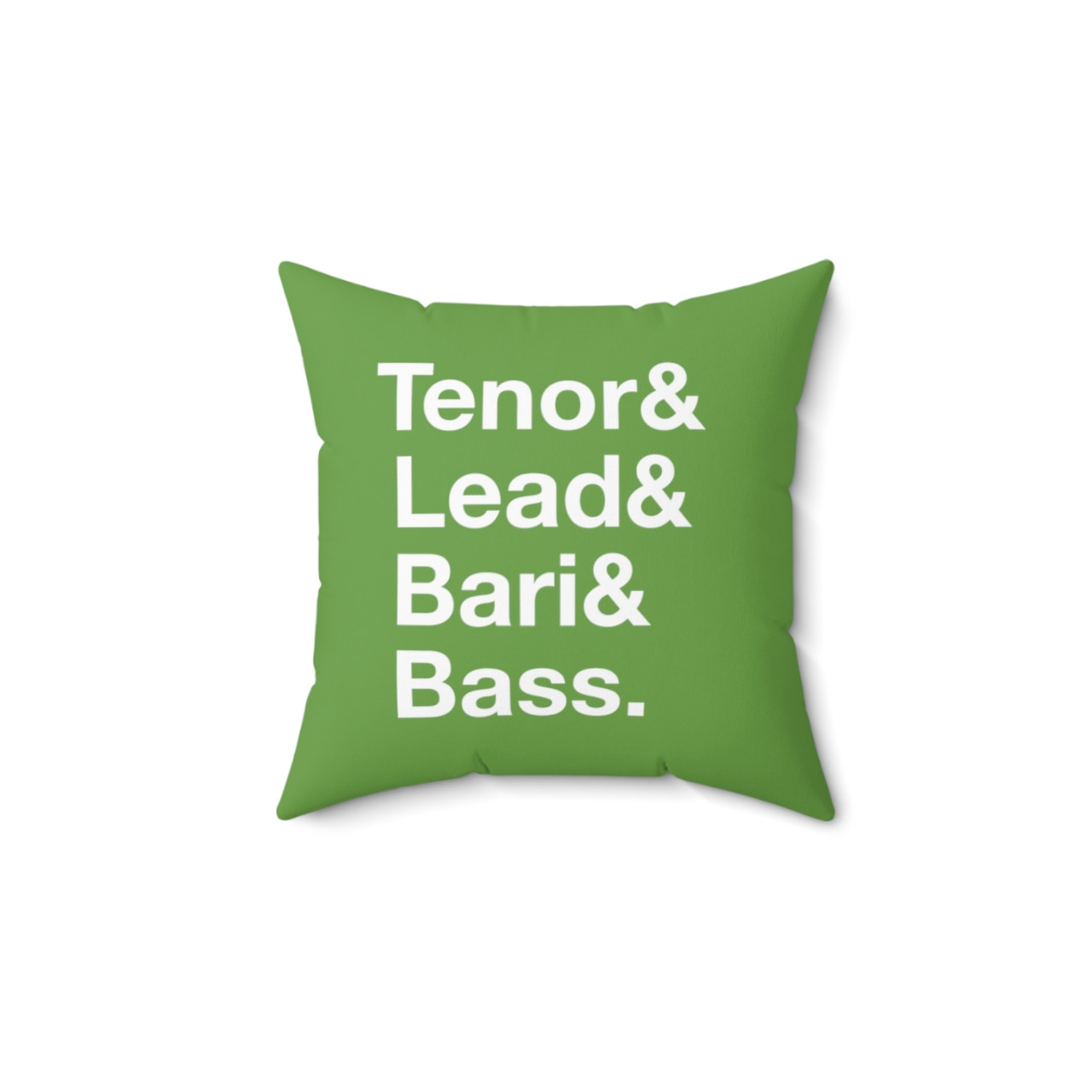 Green TLBB Polyester Square Pillow