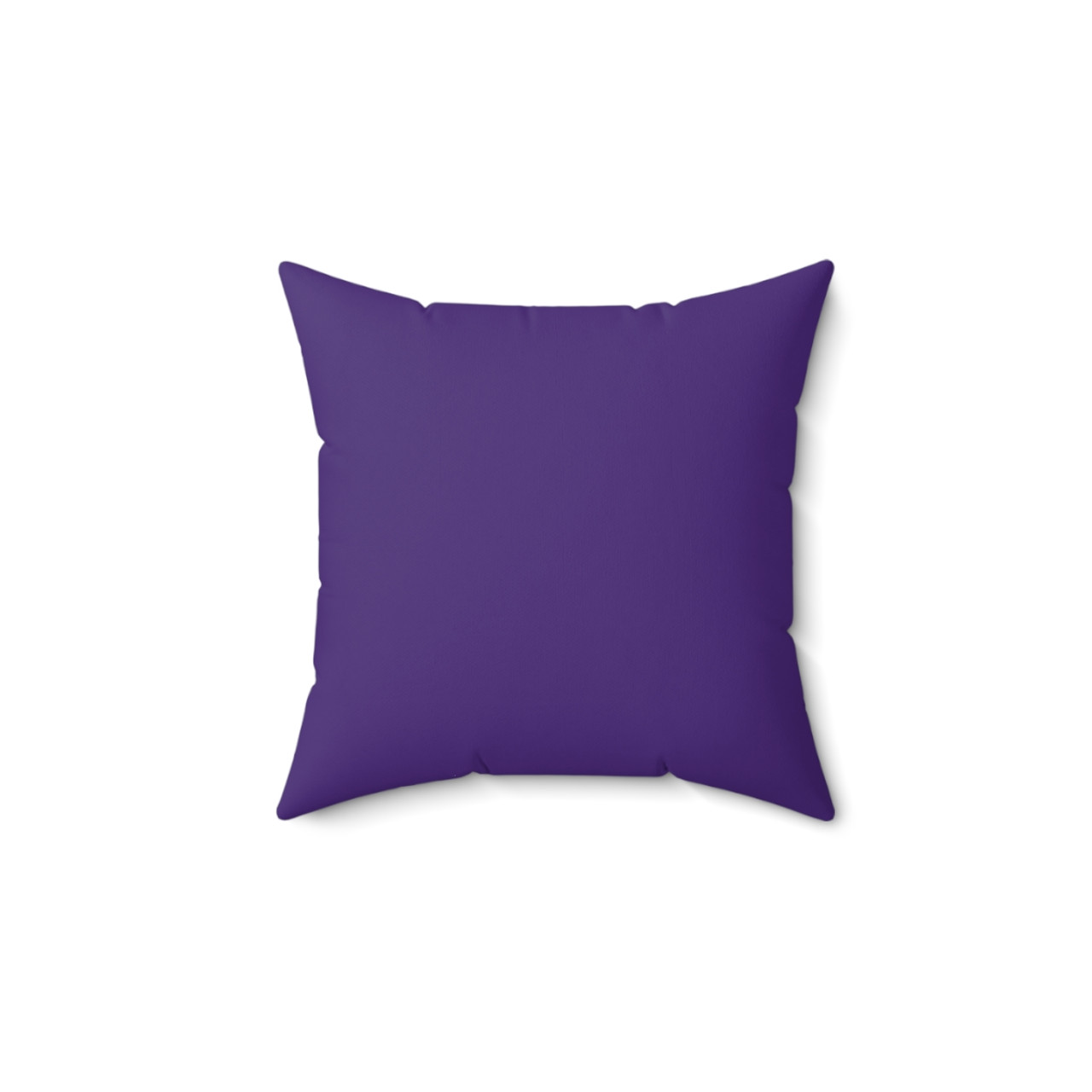 Purple TLBB Polyester Square Pillow