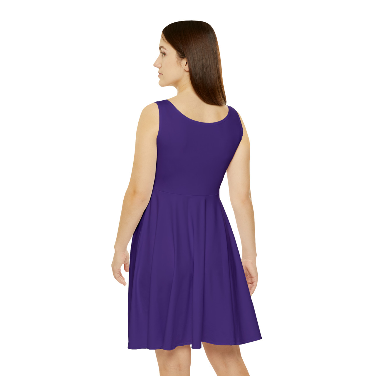 Women's Purple Skater Dress- Center BHS Seal