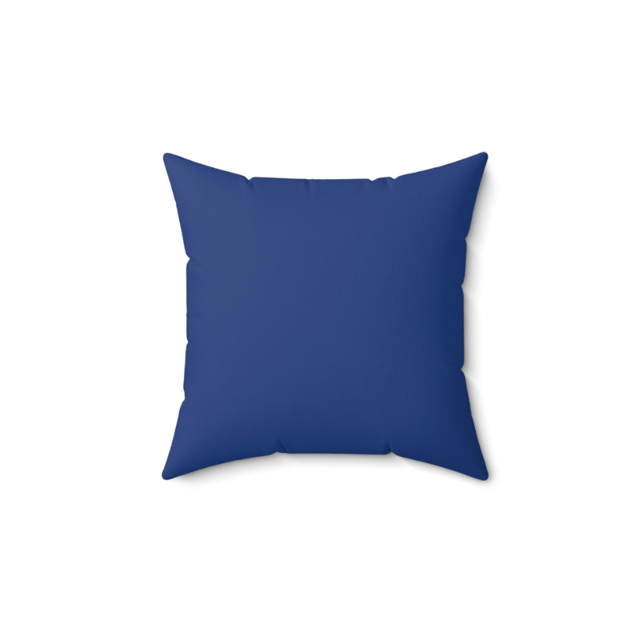 Dark Blue TLBB Polyester Square Pillow