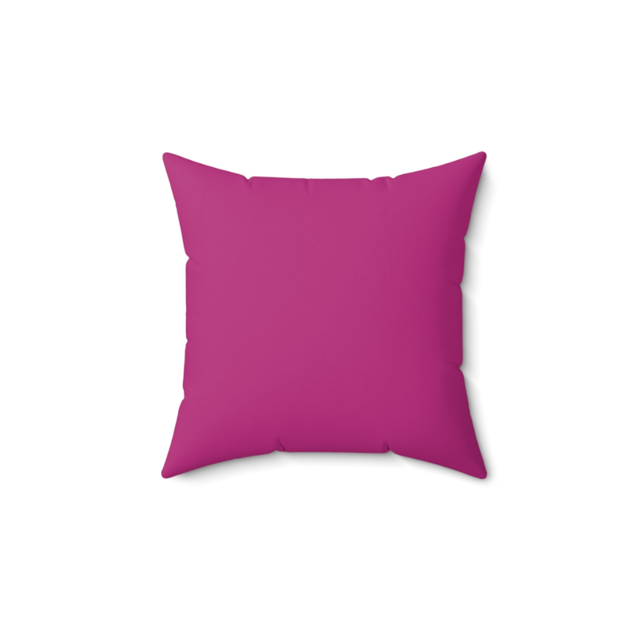 Pink TLBB Polyester Square Pillow
