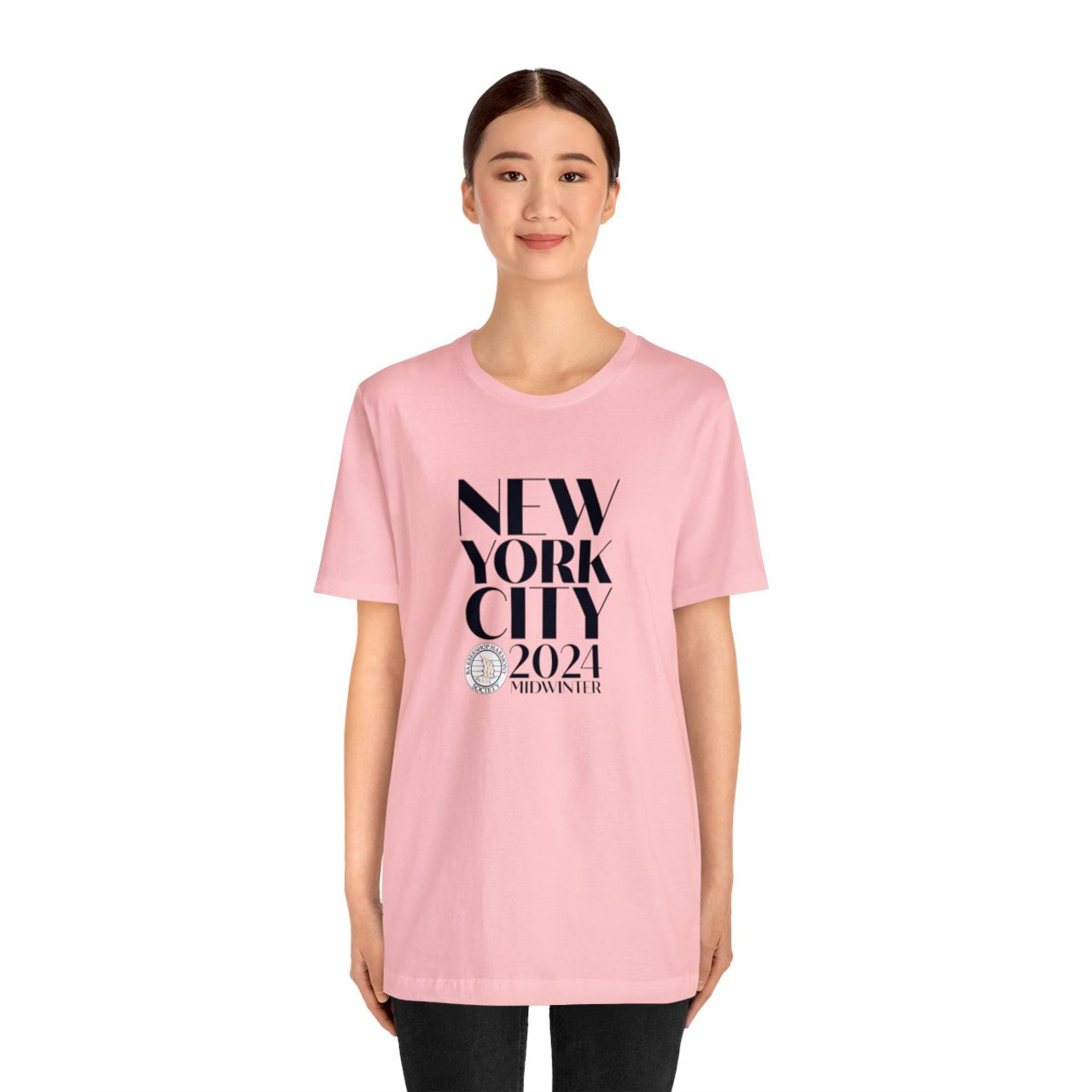 Unisex Jersey 2024 NYC Midwinter Logo Short Sleeve Tee- Multiple Colors