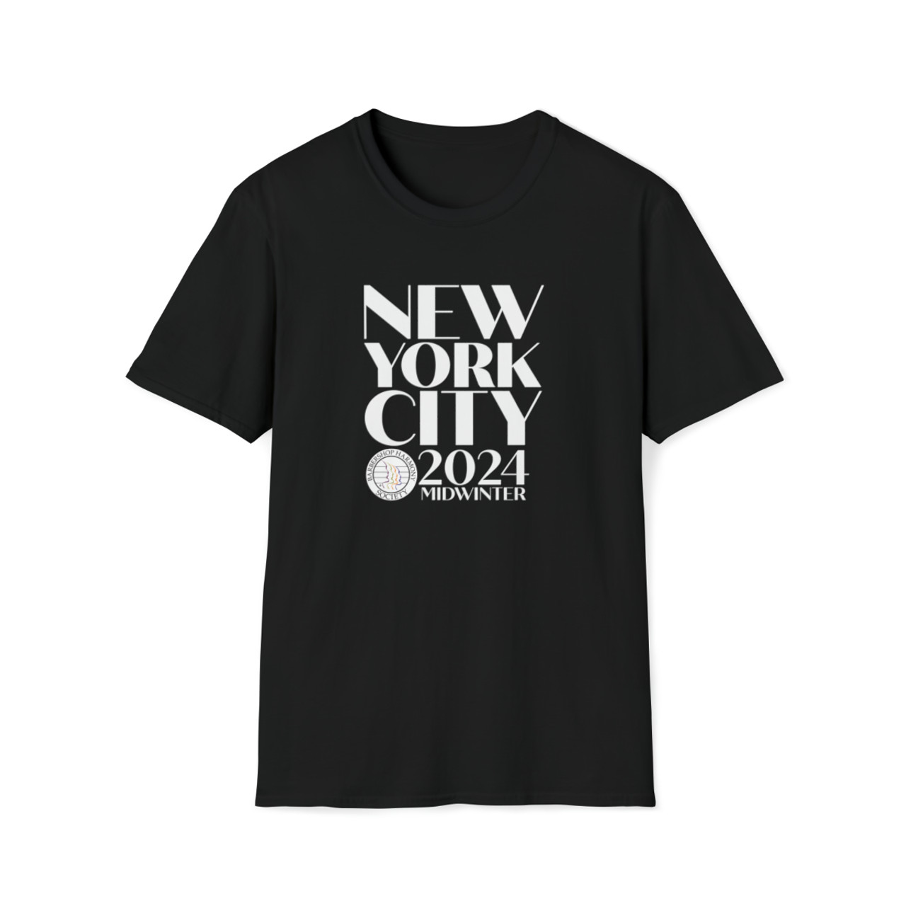 Unisex Softstyle 2024 NYC Midwinter Logo T-Shirt- Multiple Colors