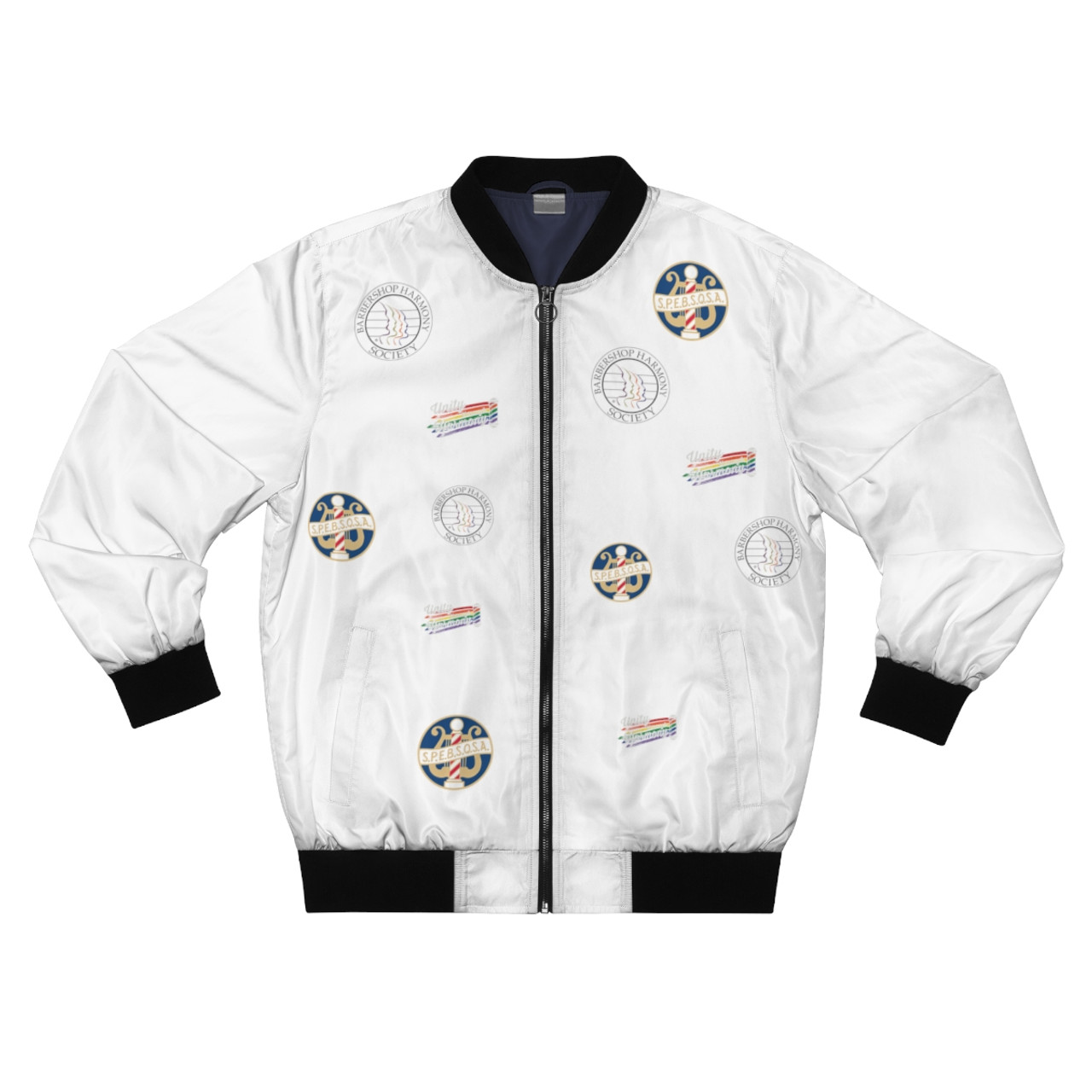 Men's Bomber "Unity" Jacket with 3 BHS Logos