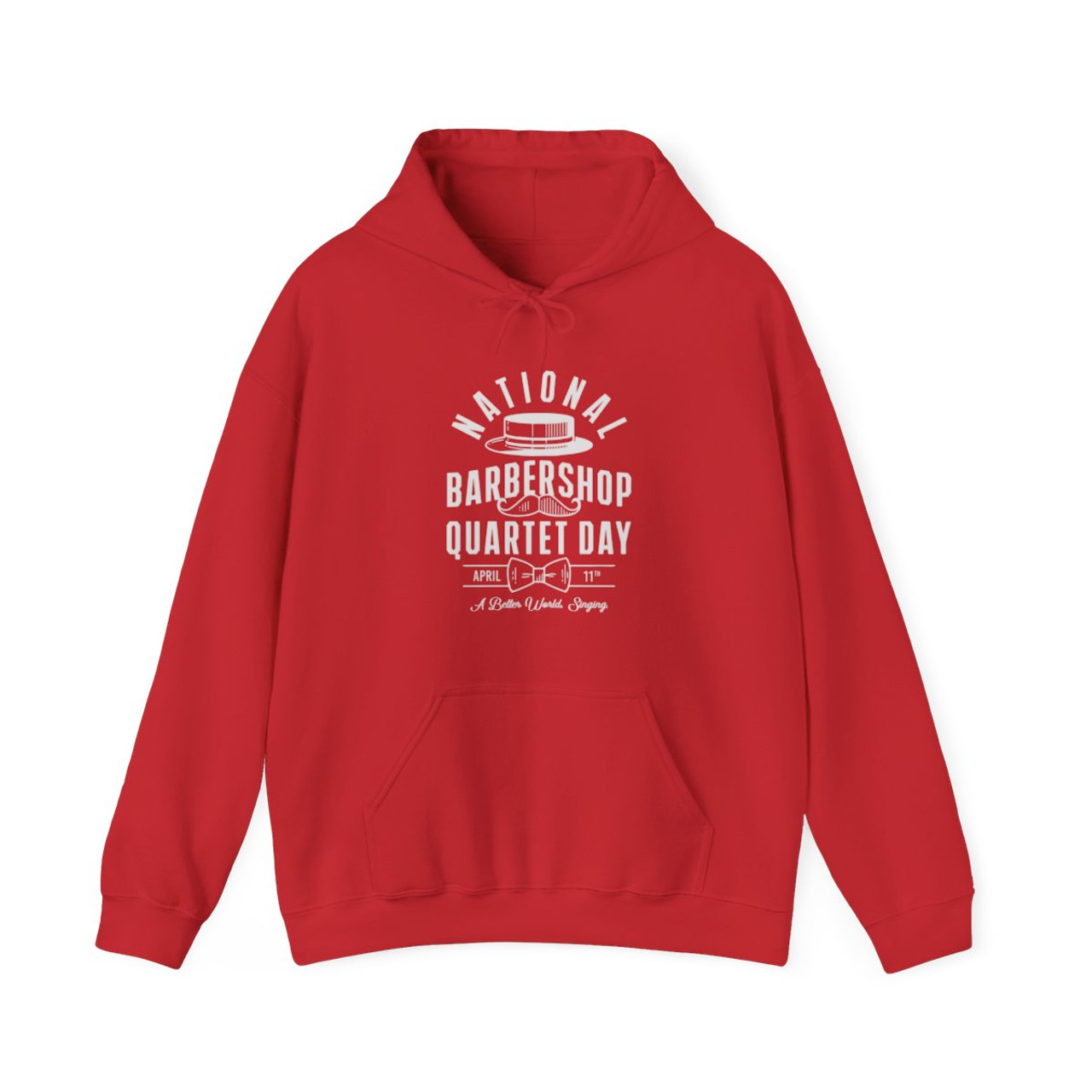 Unisex Hooded National Barbershop Quartet Day Sweatshirt- Multiple Colors Available