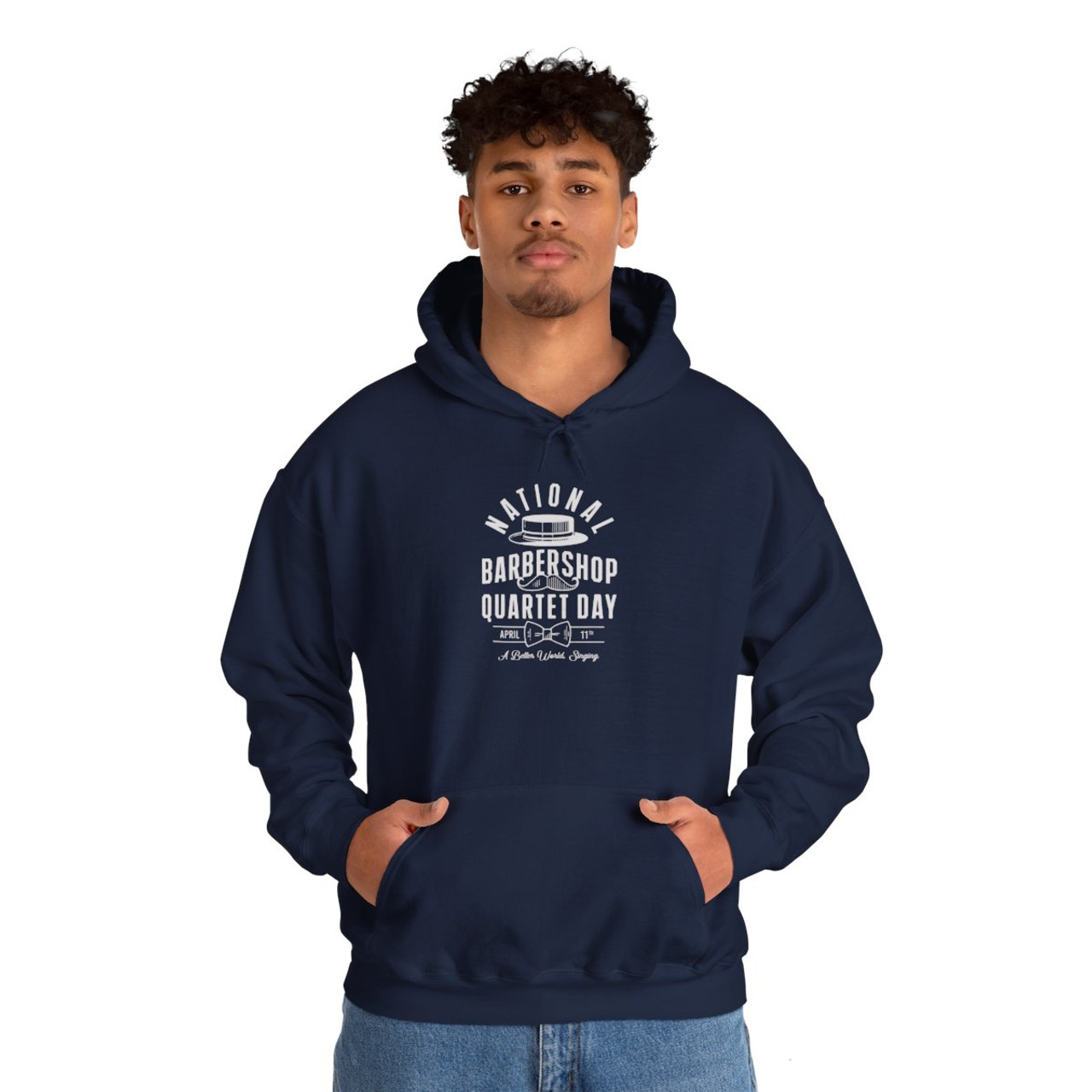 Unisex Hooded National Barbershop Quartet Day Sweatshirt- Multiple Colors Available
