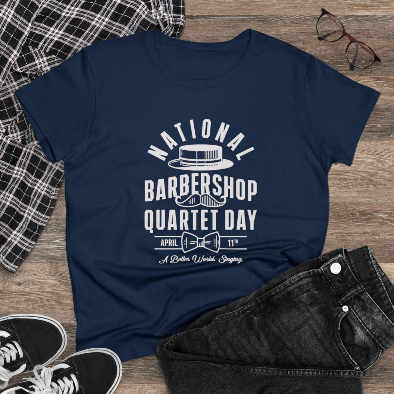 Women's National Barbershop Quartet Day Tee