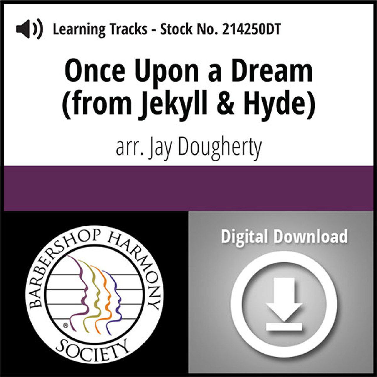 Once Upon a Dream (from JEKYLL & HYDE) (TTBB) (arr. Dougherty) - Digital Learning Tracks  for  214355