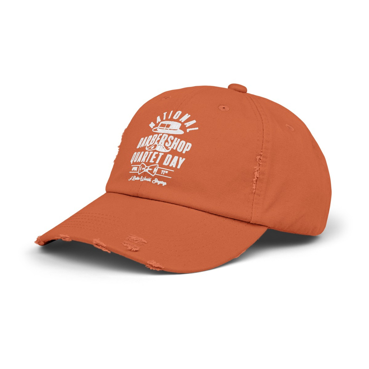 Barbershop Quartet Day Distressed Cap - Multiple Colors Available