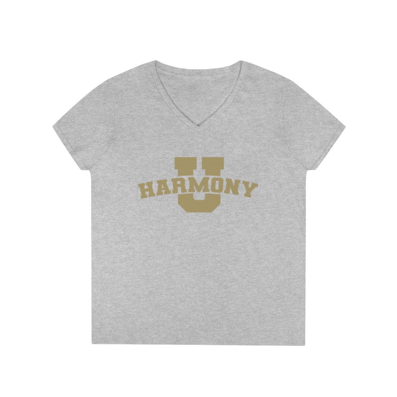 Women's V-Neck Harmony University T-Shirt- Multiple Colors Available