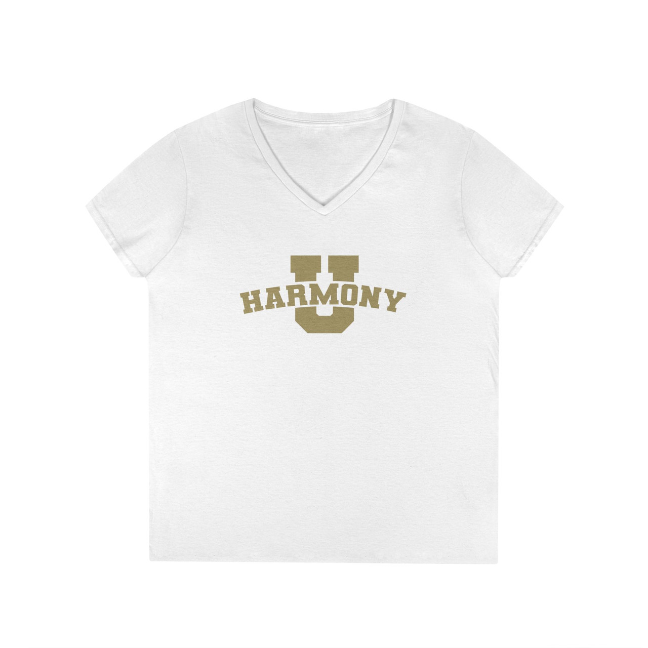 Women's V-Neck Harmony University T-Shirt- Multiple Colors Available Women's V-Neck Harmony University T-Shirt- Multiple Colors Available