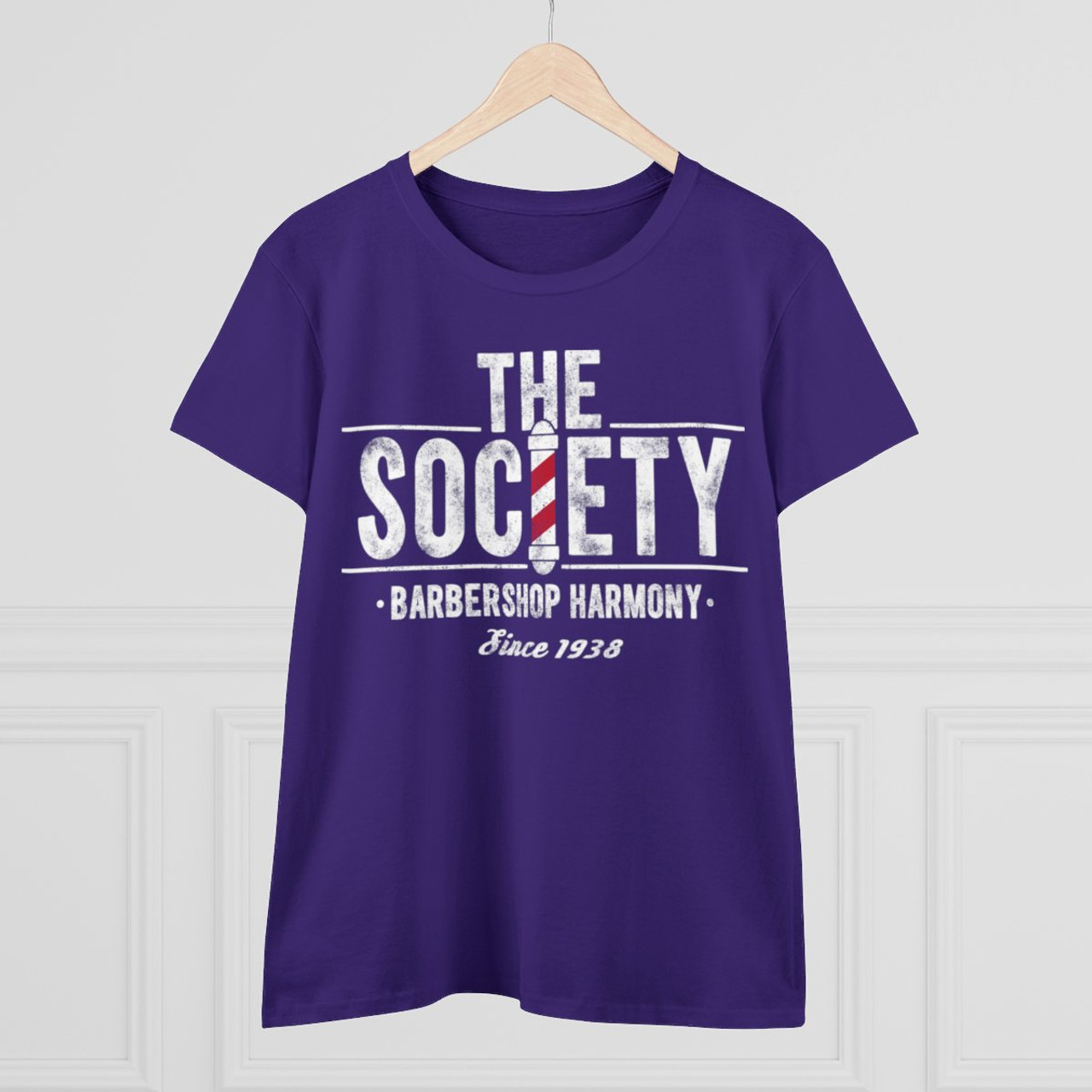 Women's The Society Scoop Neck Midweight Cotton Tee- Multiple Colors Available
