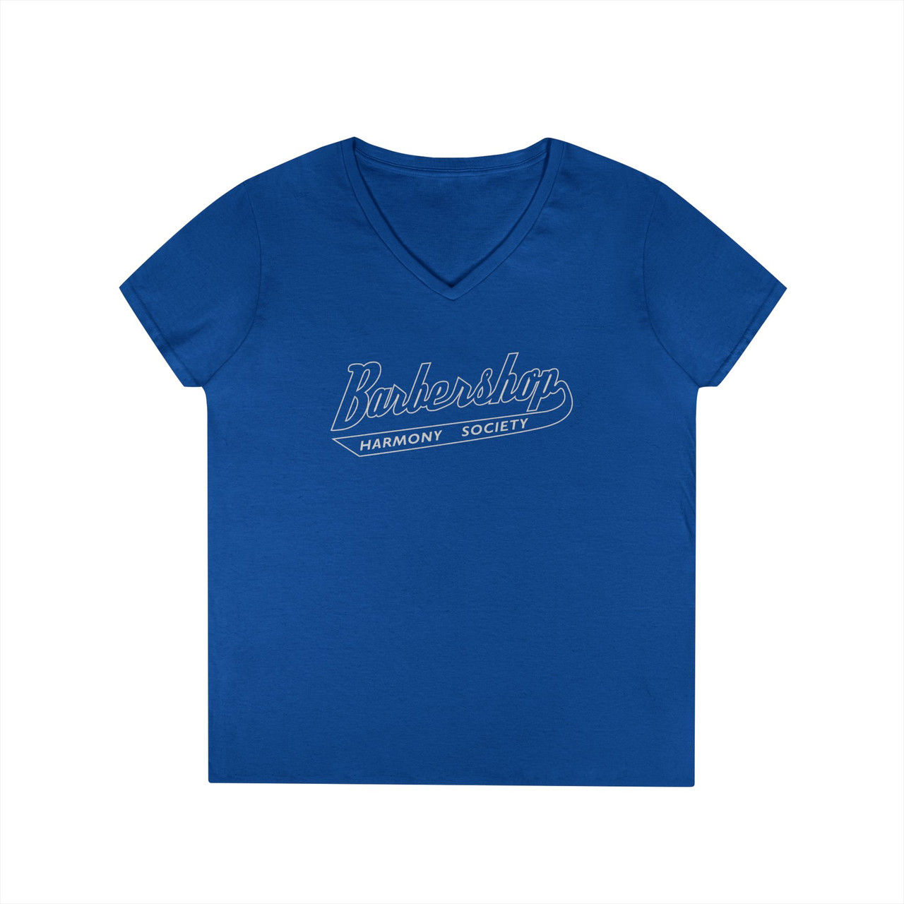 Women's V-Neck Barbershop Harmony "Uni" T-Shirt- Available in Multiple Colors