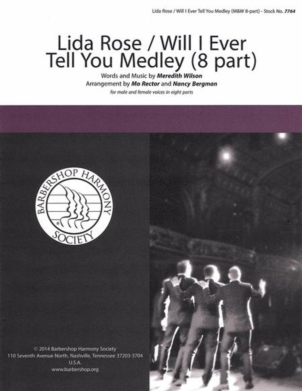 Lida Rose / Will I Ever Tell You (from "The Music Man") (8-Part SATB) (arr. Rector & Bergman)