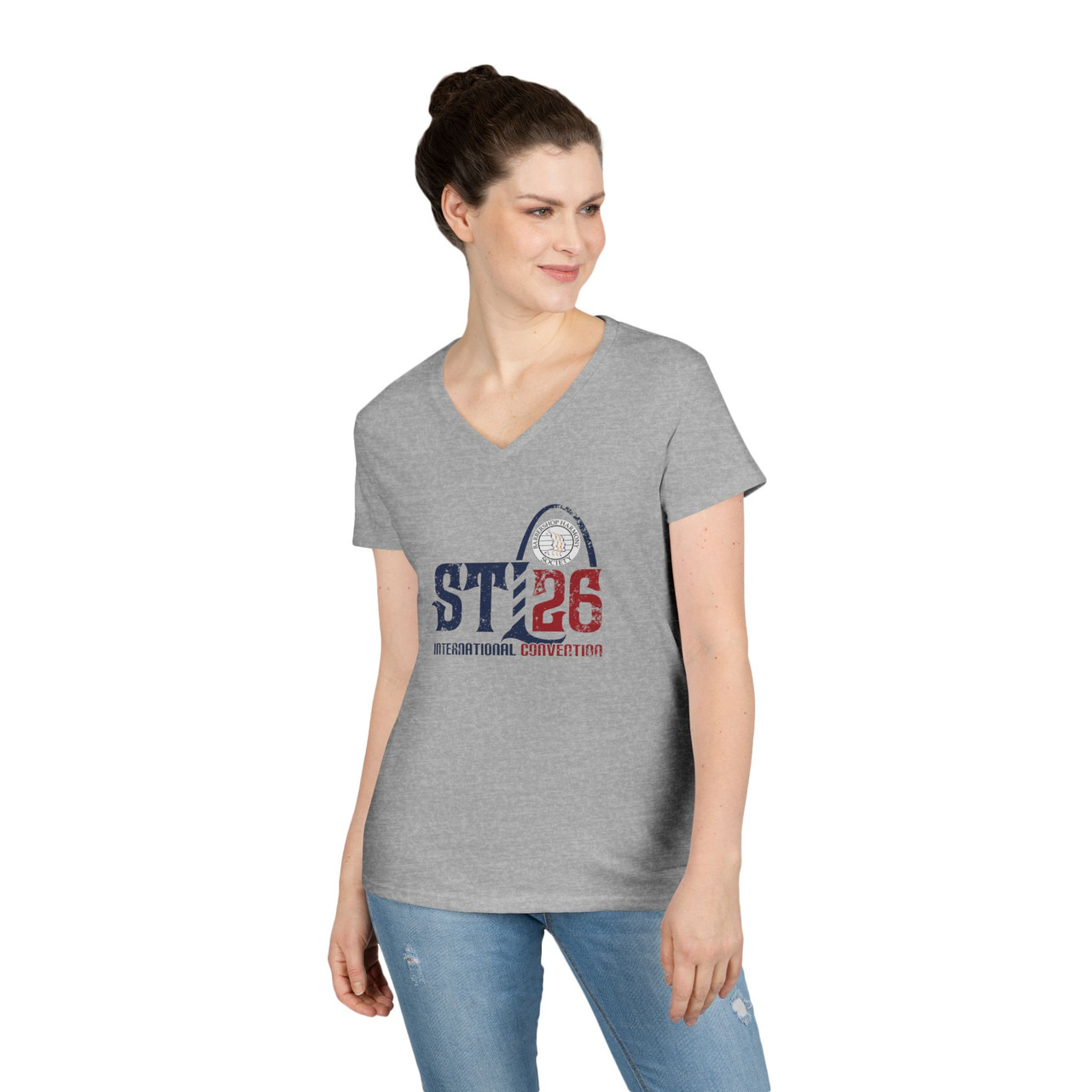St. Louis Convention Attendee (NO CHORUS NAMES LISTED) Women's V-Neck T-Shirt