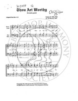 Thou Art Worthy (TTBB) (arr. Joe Browne)-Download-UNPUB