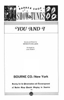 You and I (TTBB) (arr. Perry)