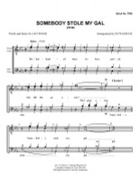 Somebody Stole My Gal (TTBB) (arr. Waesche) - Download