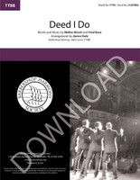 Deed I Do (TTBB) (arr. Dale) - Download