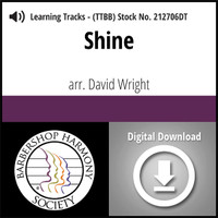 Shine (TTBB) (arr. Wright) - Digital Learning Tracks - for 212661