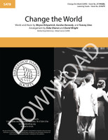 Change the World (SATB) (arr. Sharon & Wright) - Download