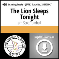 The Lion Sleeps Tonight (SATB) (arr. Turnbull) - Digital Tracks for 213469